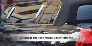 White stretch limousine parked outside a luxury hotel.