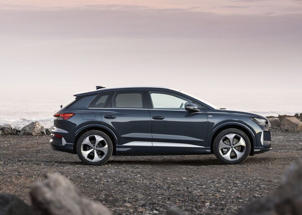 Audi Q4 side angle