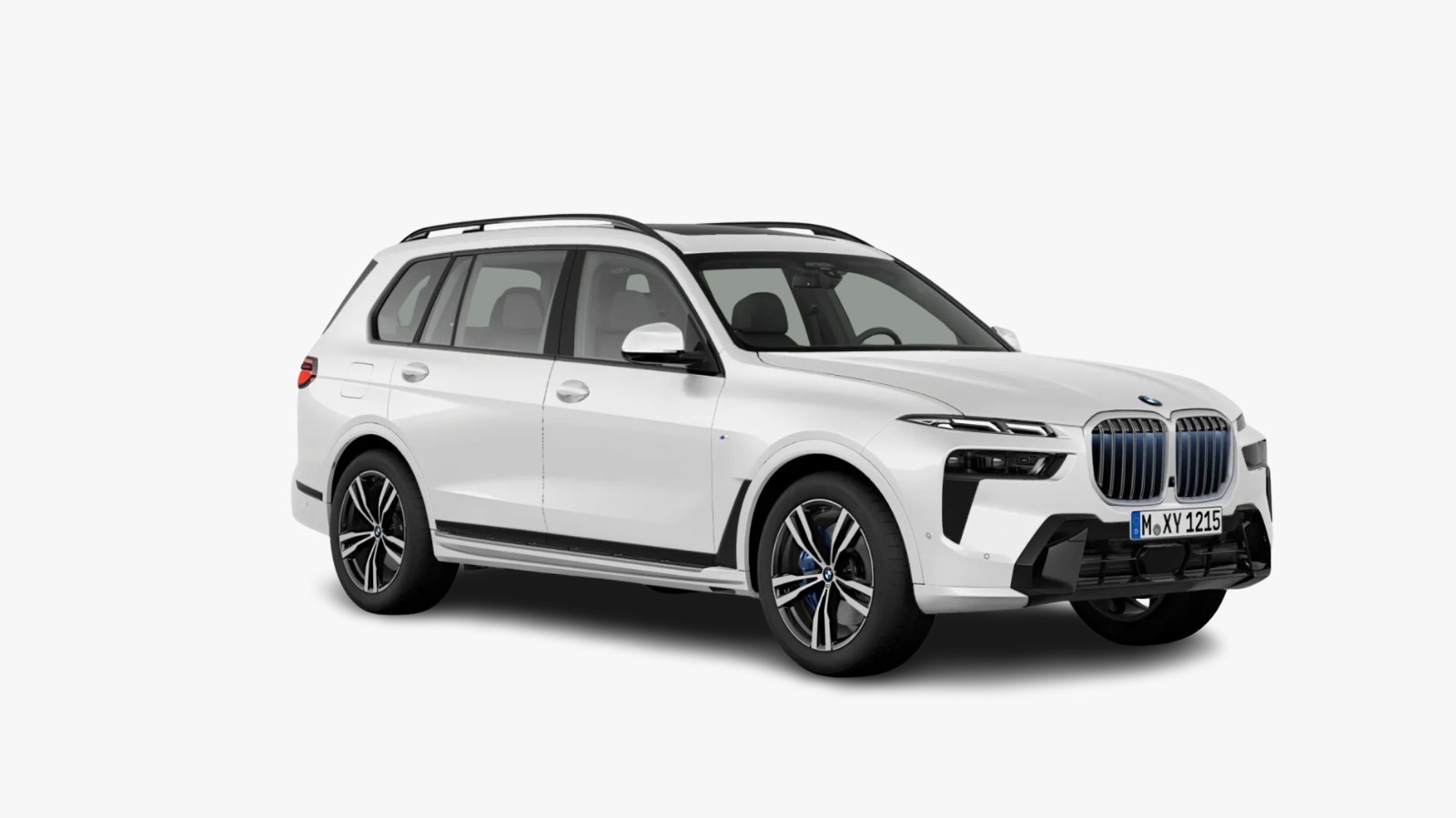 BMW X7 white hero angle