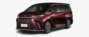 Lexus LM 350h Hero angle