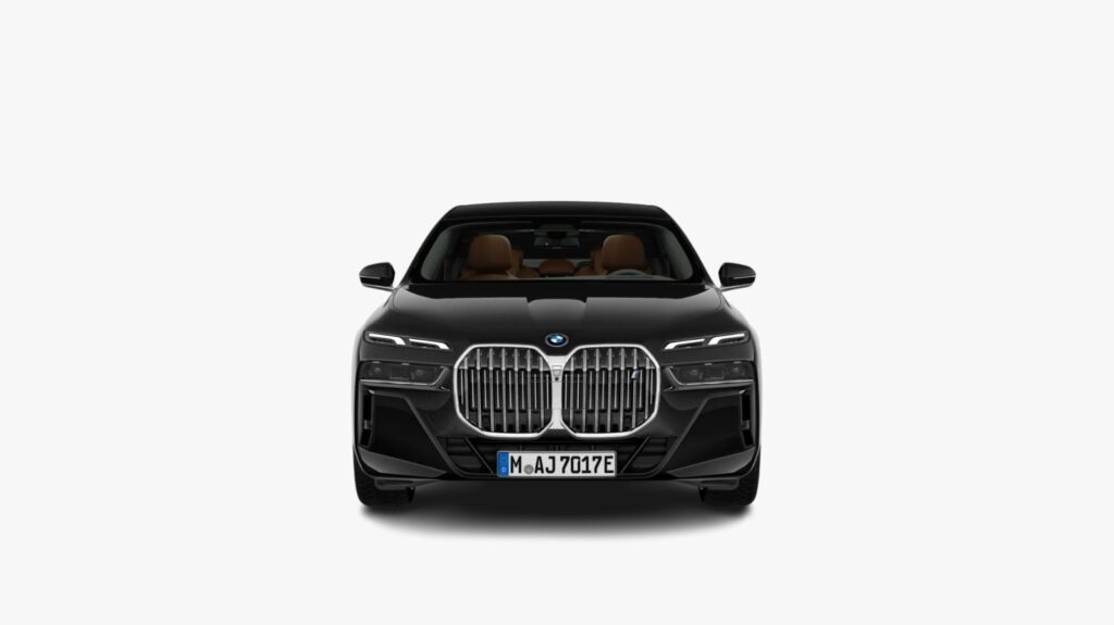 BMW i7 black Front