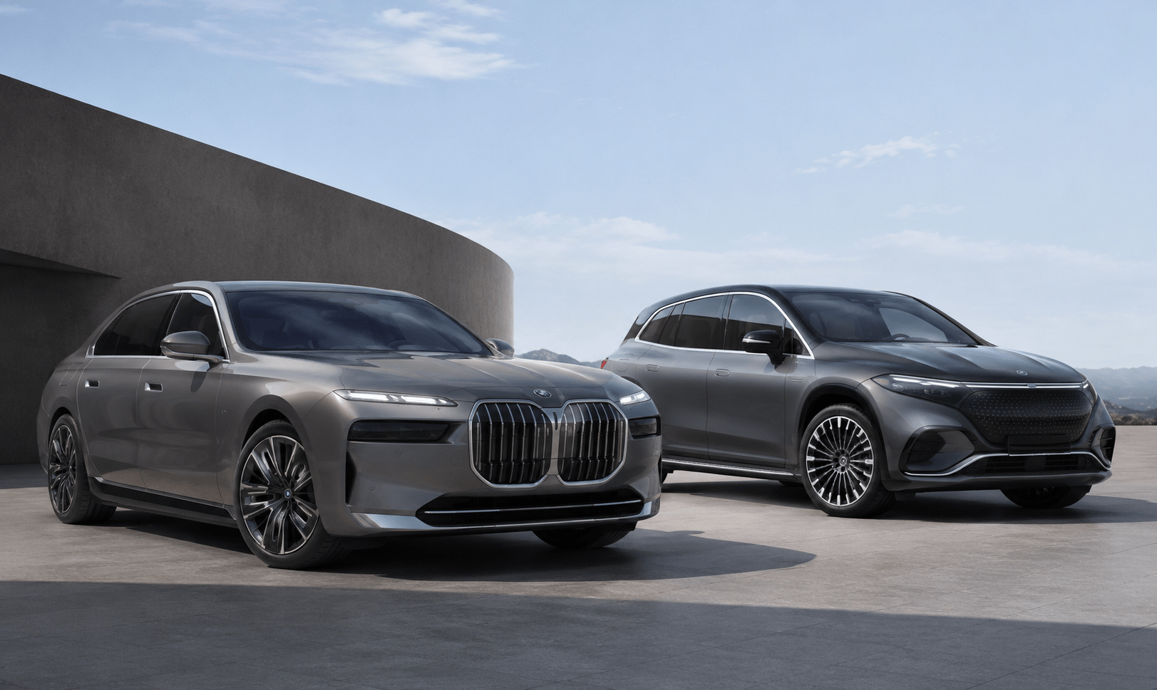 Mercedes and BMW